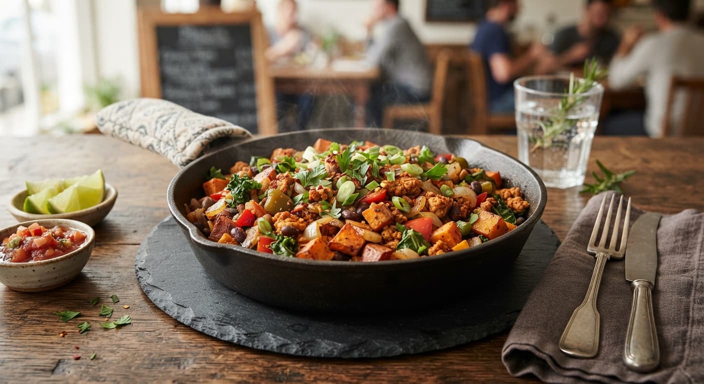 Turkey and Sweet Potato Skillet