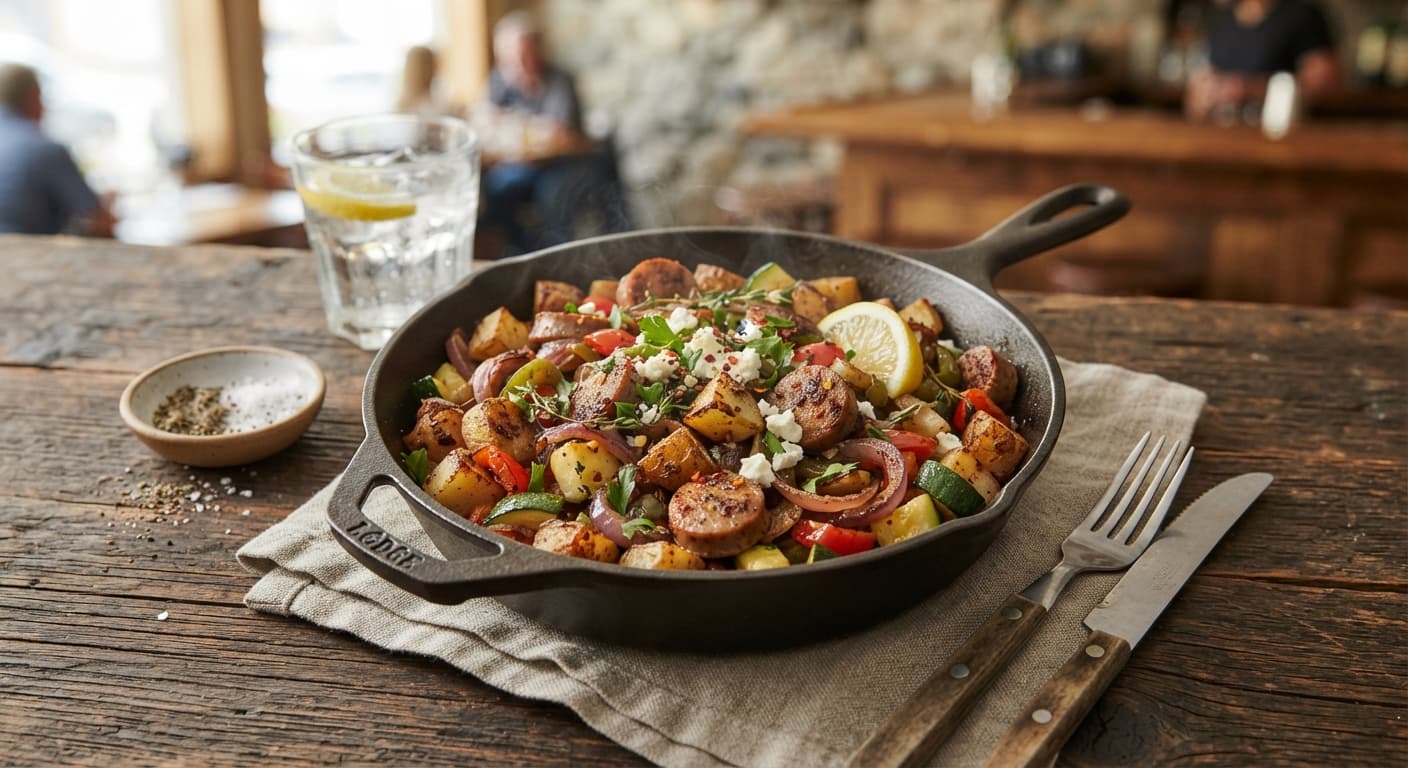 Turkey Sausage & Potato Skillet