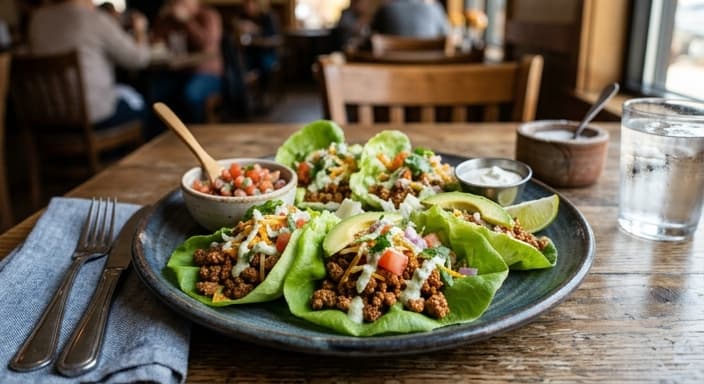Turkey Taco Lettuce Wraps