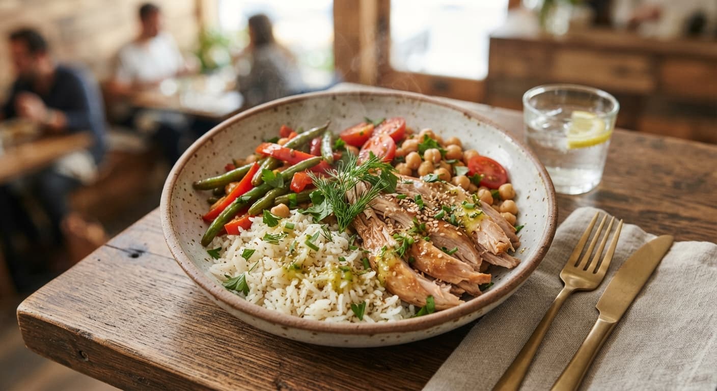 Turkey & White Rice Lunch Bowl