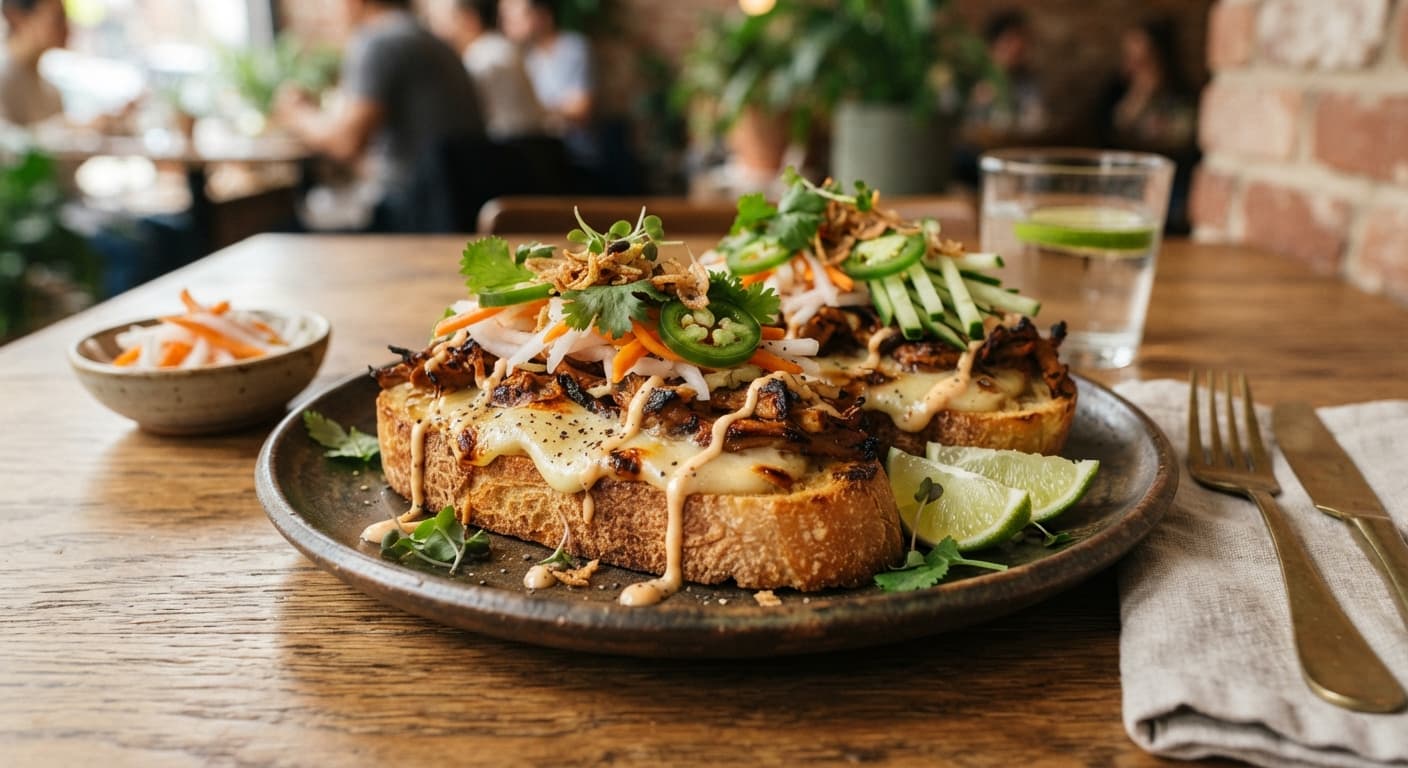Vegan Cheese Bánh Mì Tartine