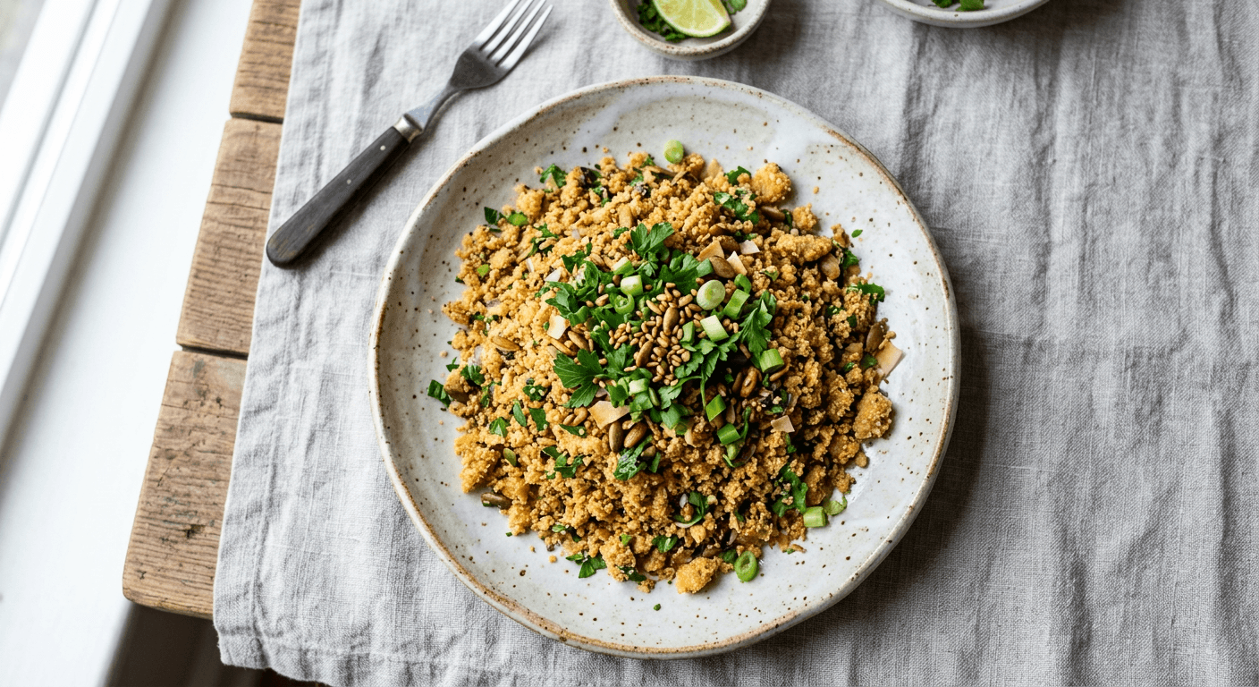 Vegan Herb Toasted Farofa