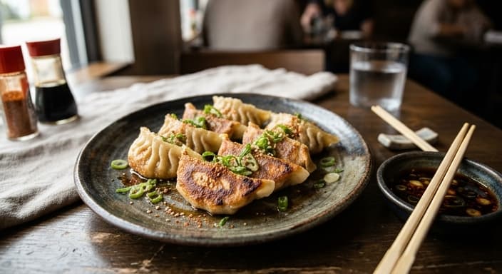 Vegetable Gyoza Pan-Fry