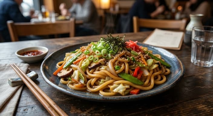 Vegetable Yaki Udon
