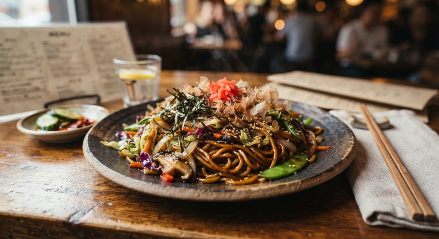 Vegetable Yakisoba Stir‑Fry