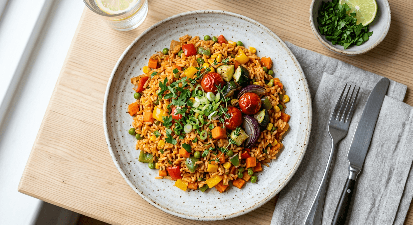 Vegetarian Garden Jollof