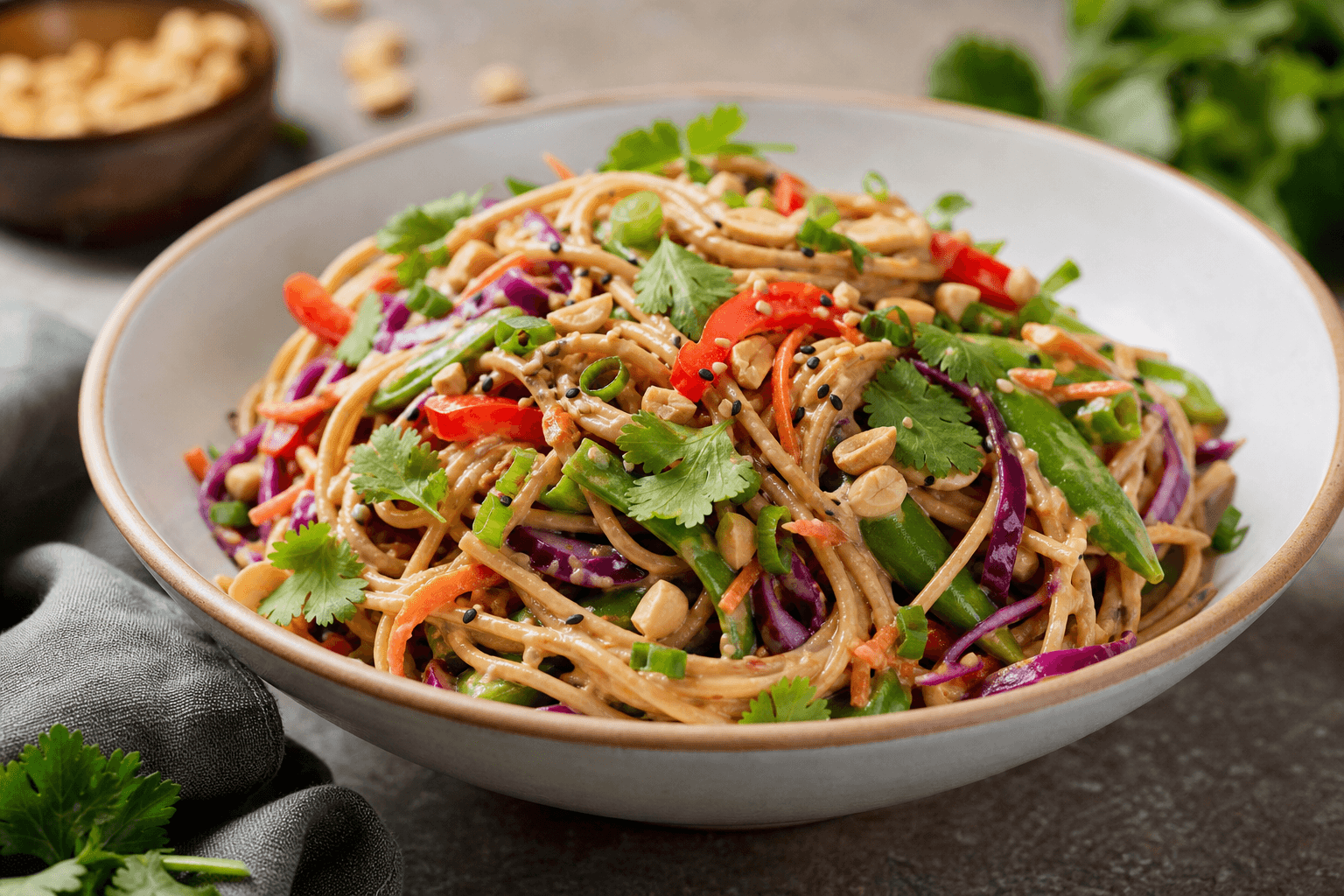 Waka Peanut Butter Noodle Salad
