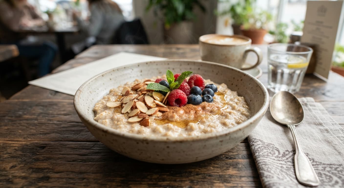 Warm Cinnamon Almond Porridge