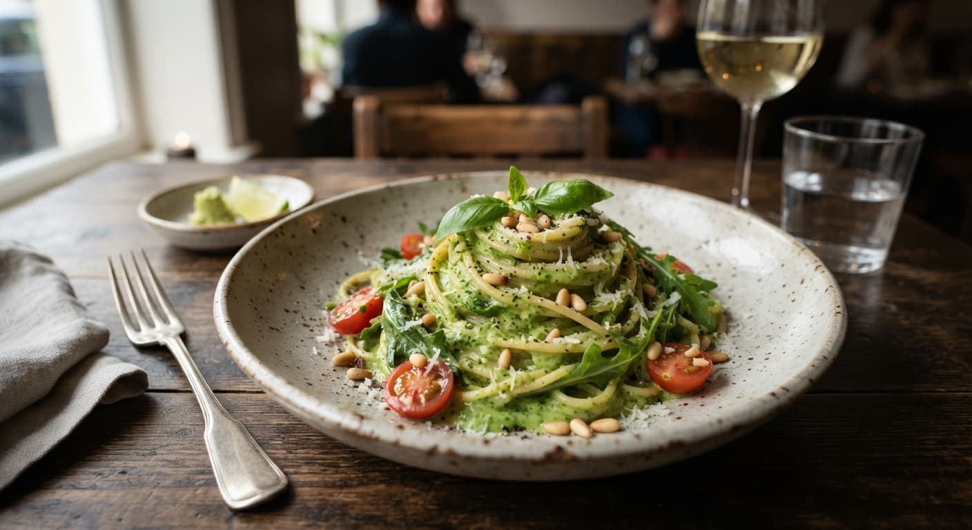 Wasabi Pesto Pasta