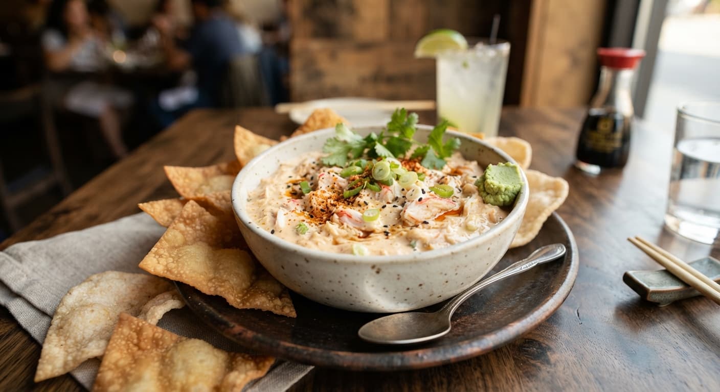 Wasabi‑Soy Imitation Crab Dip