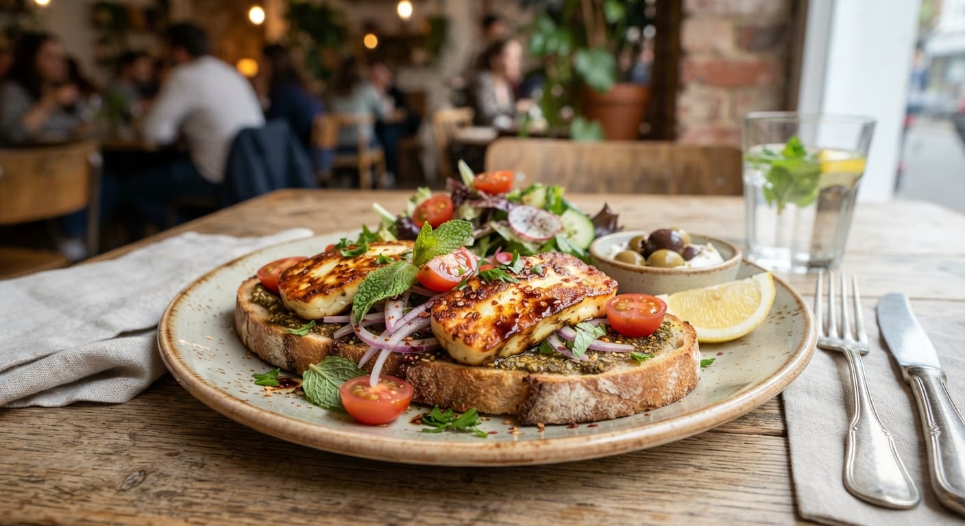 Za'atar Halloumi Toast