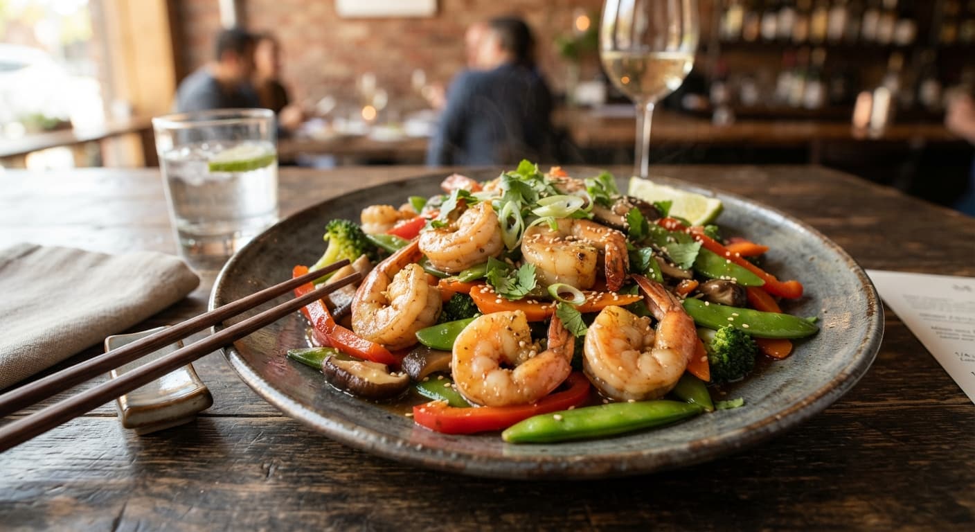 15‑Minute Garlic Shrimp Stir‑Fry