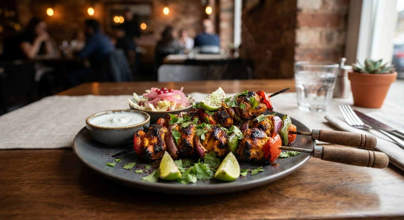 American-Style Chicken Tikka Skewers