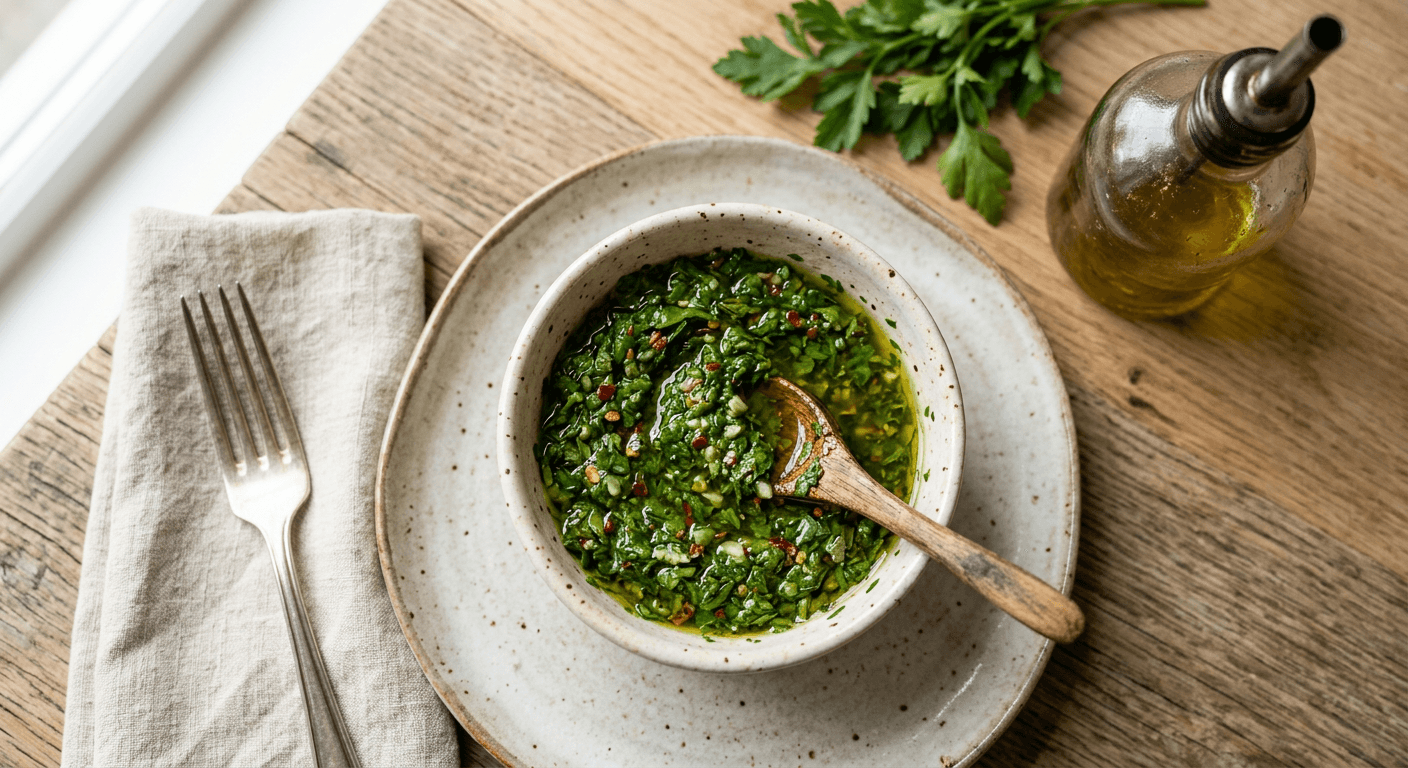 Authentic Argentinian Chimichurri Sauce