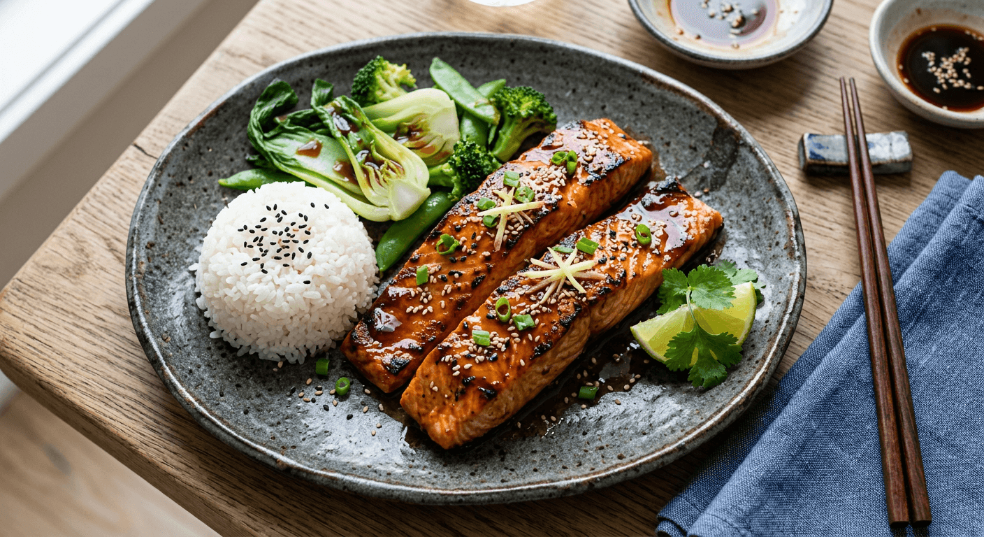 Authentic Japanese Teriyaki Salmon