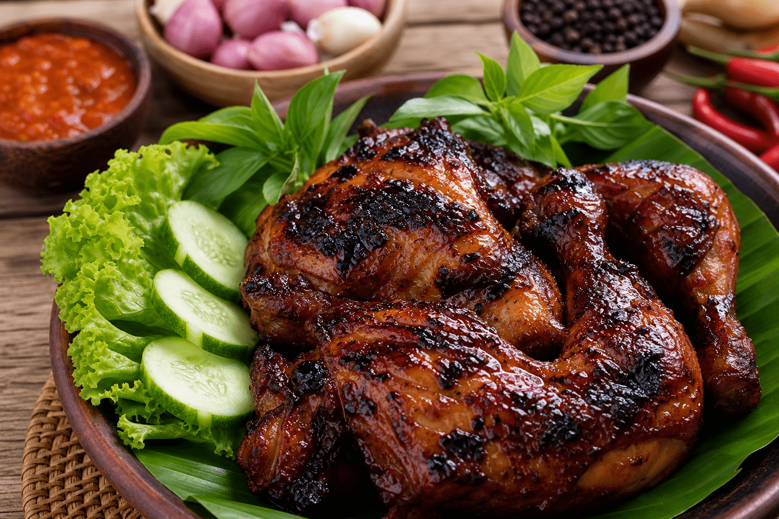 Ayam Bakar Kecap (Javanese Grilled Chicken with Sweet Soy)