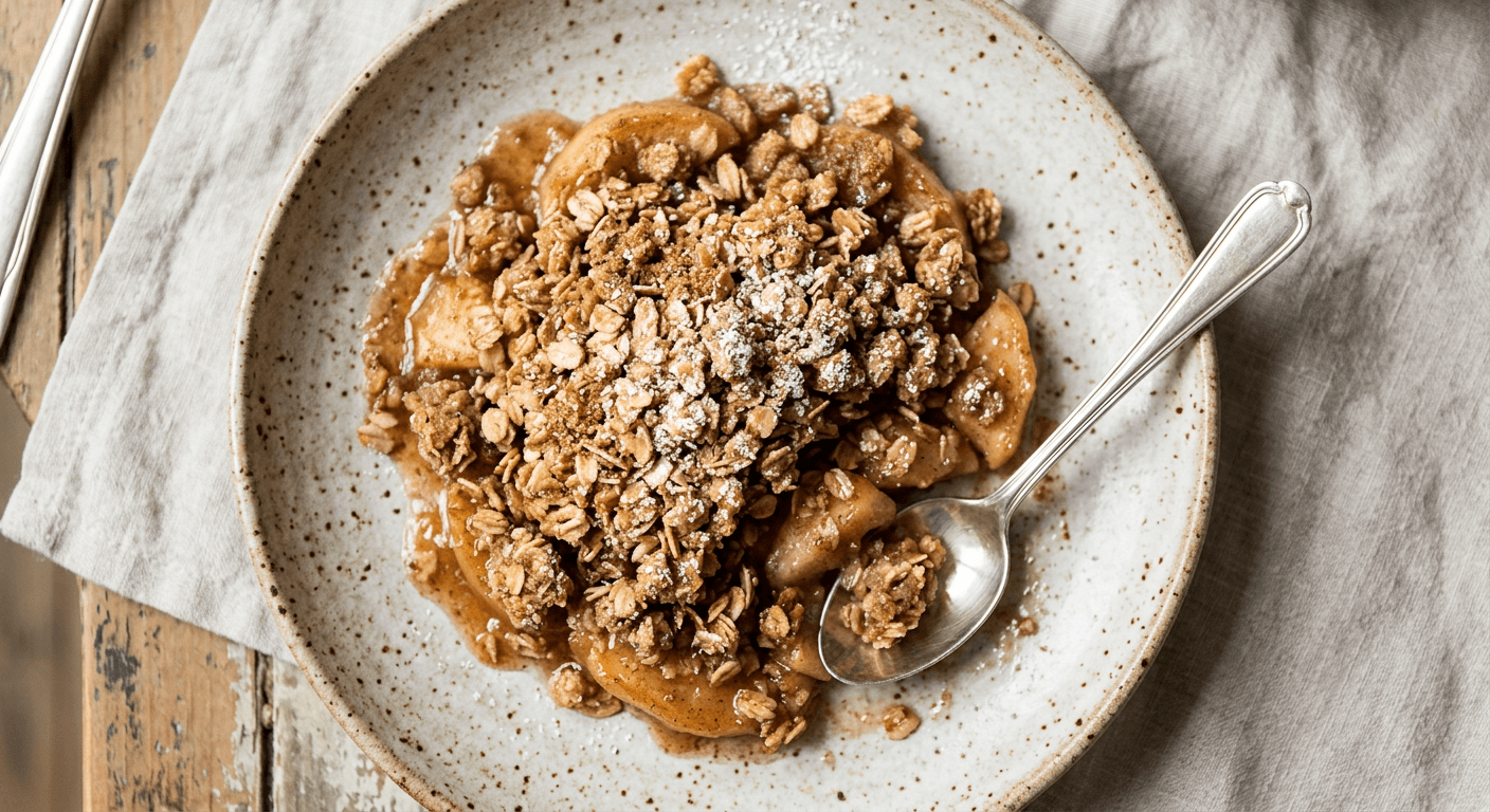 Baked Cinnamon Apple Crumble With Oats 1769573678778 Yzlr