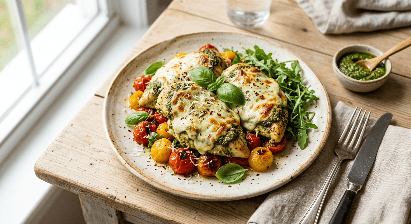 Baked Pesto Chicken With Mozzarella 1771028083966 Z75x