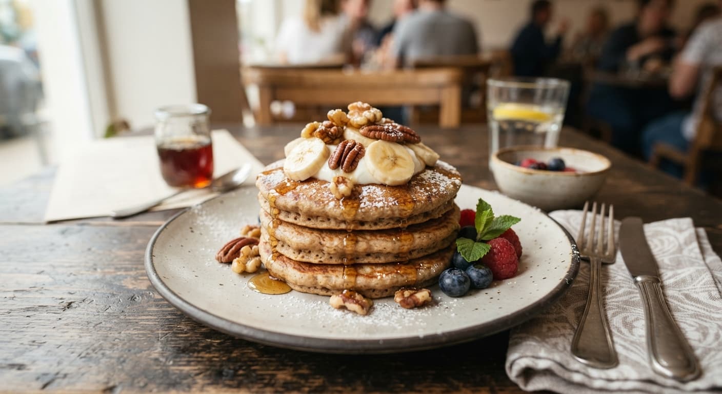 Banana Oat Pancakes (Gluten‑Free)