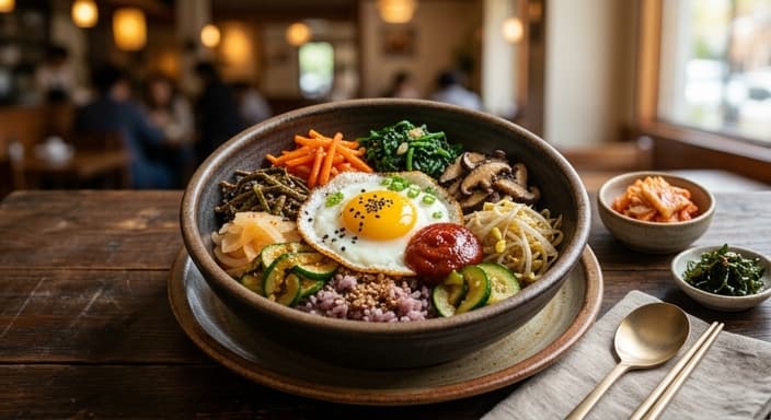 Bibimbap-Style Veggie Rice (No Beef)