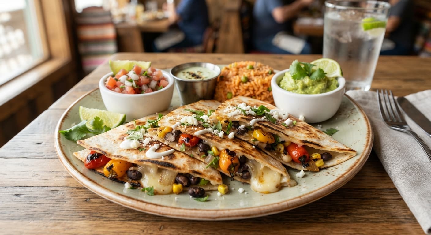 Black Bean & Mini Pepper Quesadillas