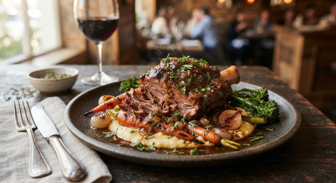 Braised Lamb Shoulder with Herbes de Provence