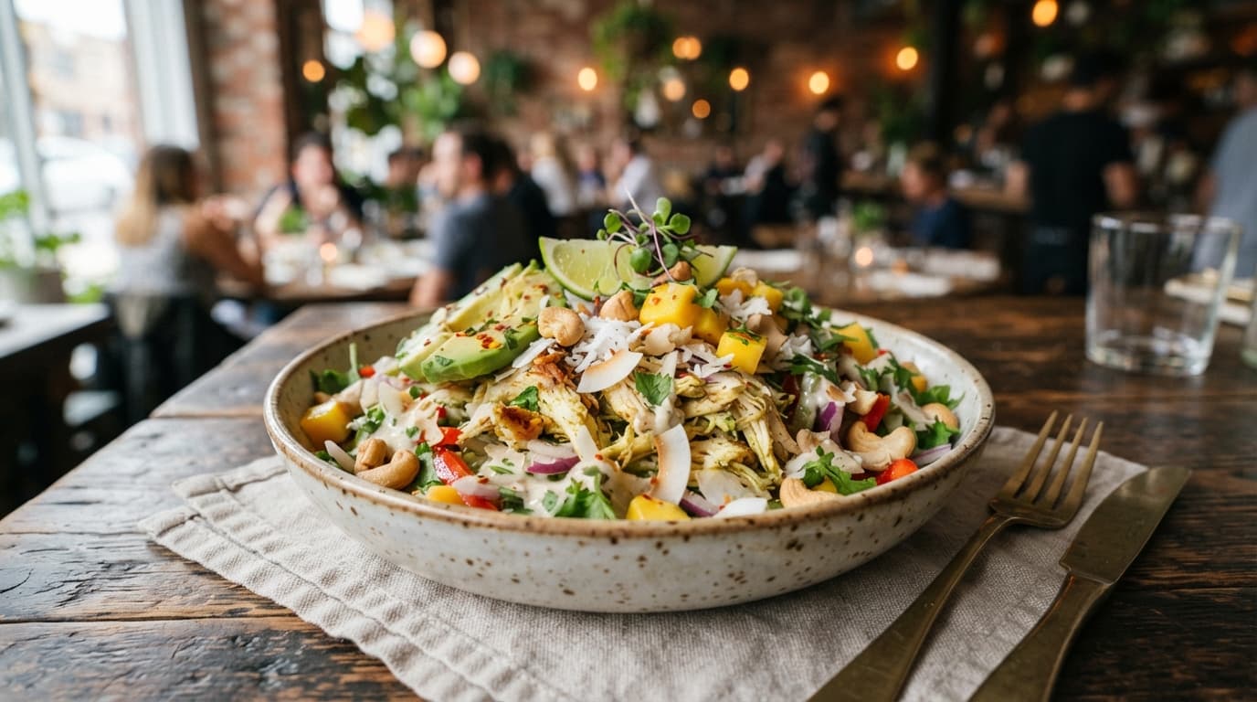 Brazilian Coconut‑Lime Chicken Salad