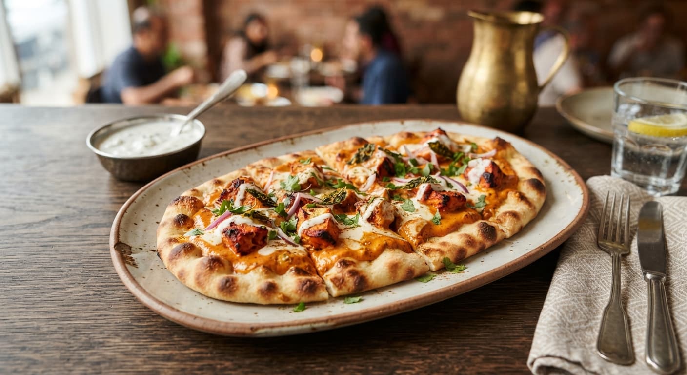 Butter Chicken Flatbread