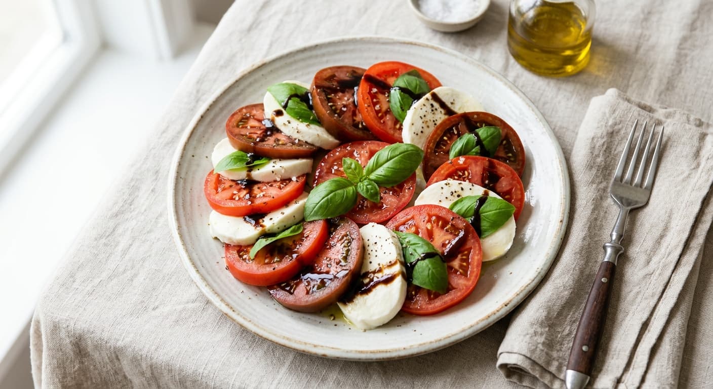 Caprese Salad with Balsamic Glaze
