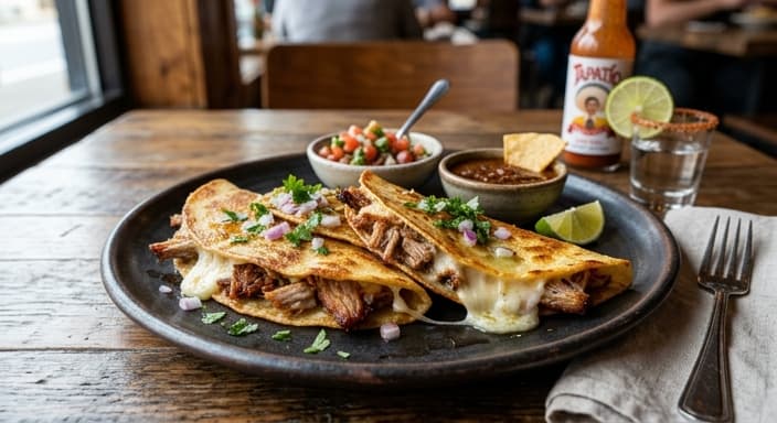 Carnitas Quesadillas with Oaxaca-Style Cheese