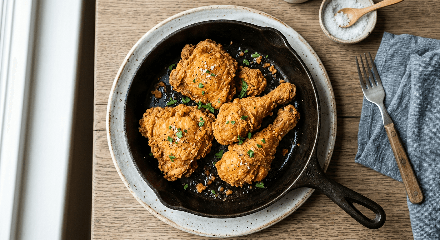 Cast Iron Skillet Fried Chicken