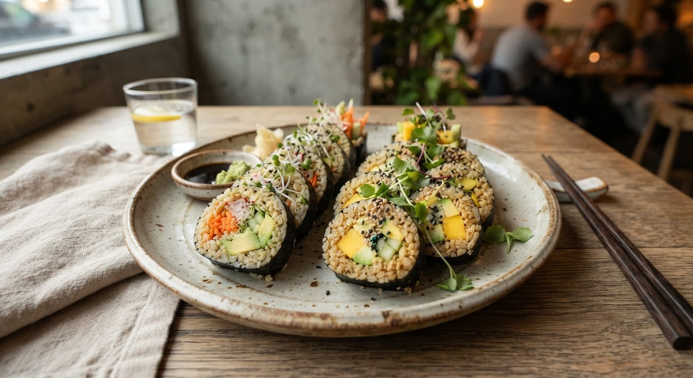 Cauliflower Rice Sushi Rolls (Nut‑Free)