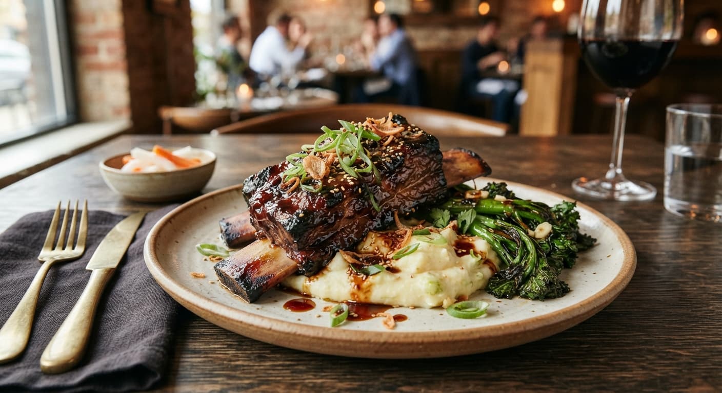 Char Siu‑Infused Beef Short Ribs