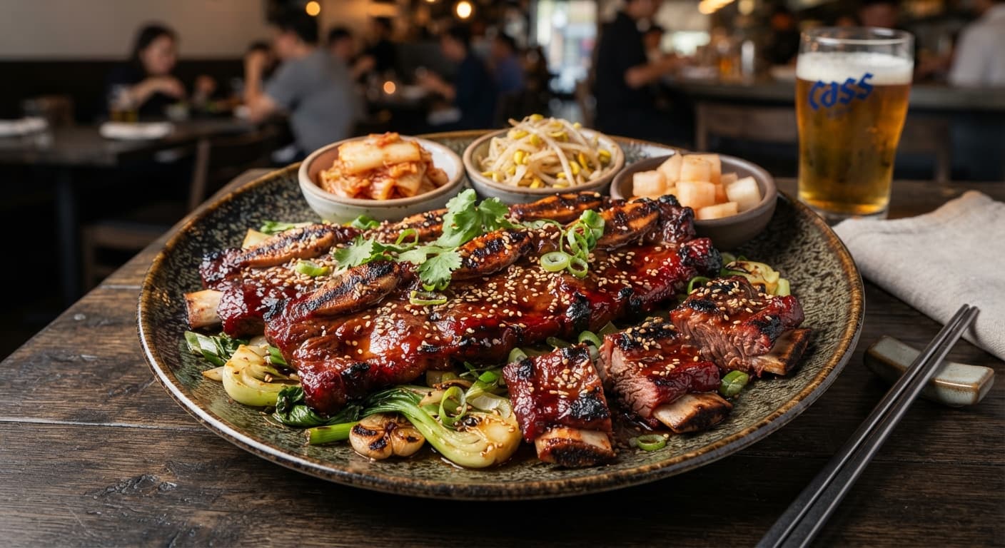 Char Siu‑Style Korean BBQ Short Ribs