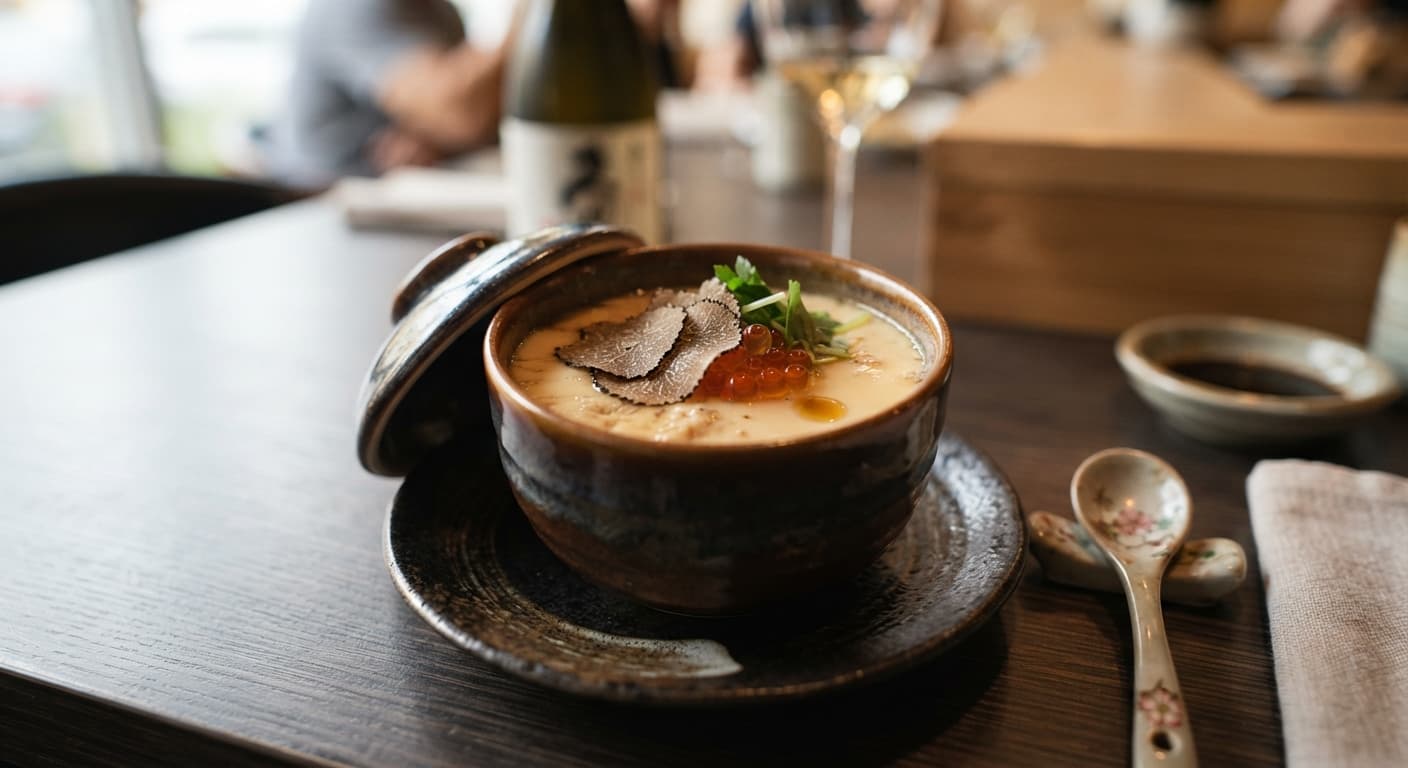 Chawanmushi with Truffle Dashi Custard