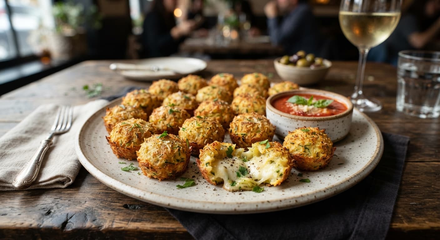 Cheesy Zucchini Bites
