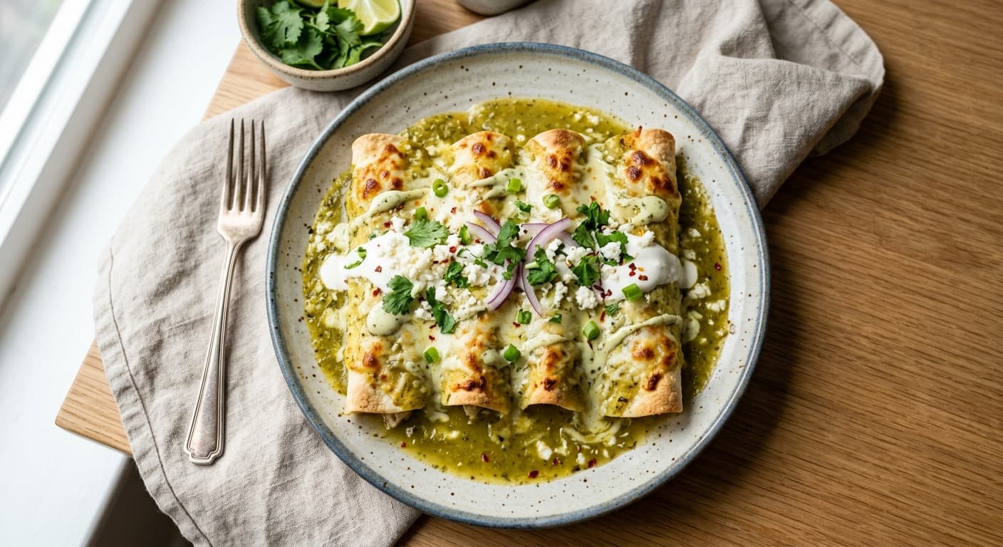 Chicken Enchiladas Suizas
