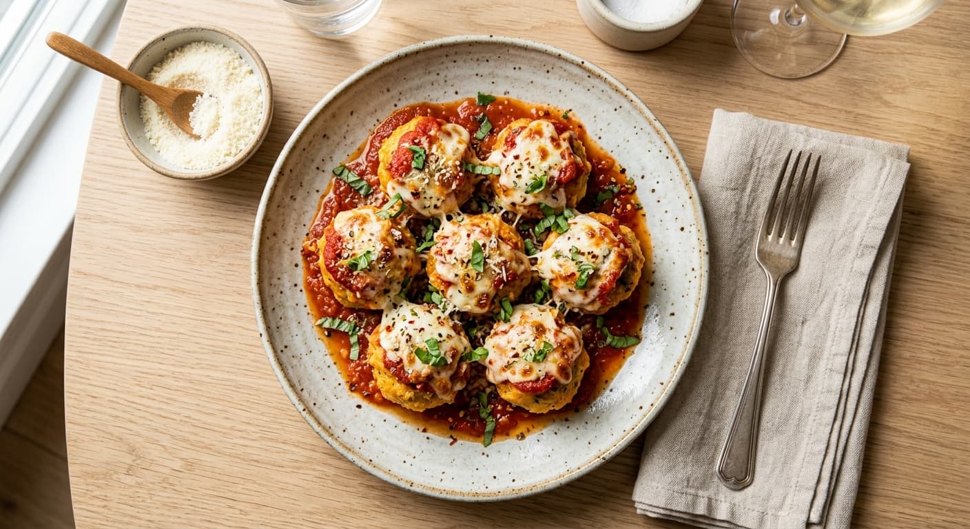 Chicken Parm Meatballs