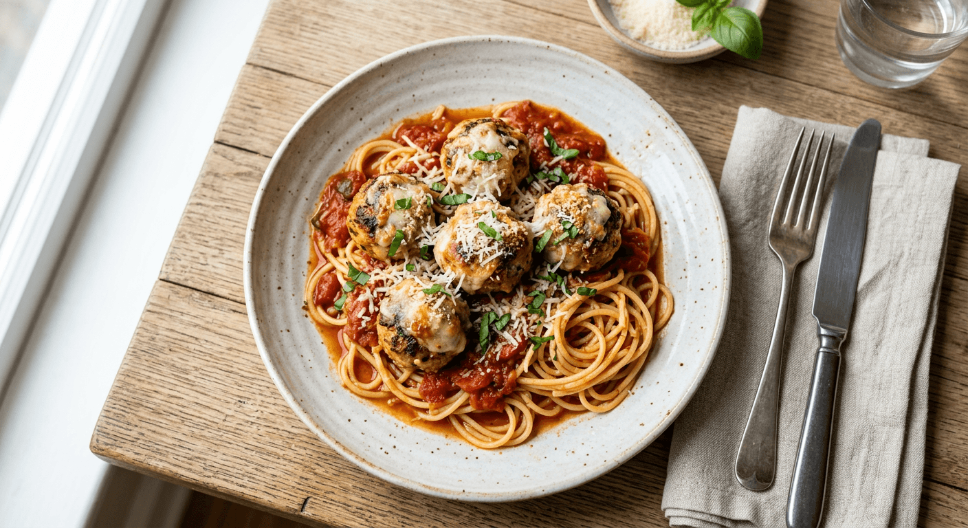 Chicken Parmesan Meatballs With Spaghetti 1769795636414 Rgu8