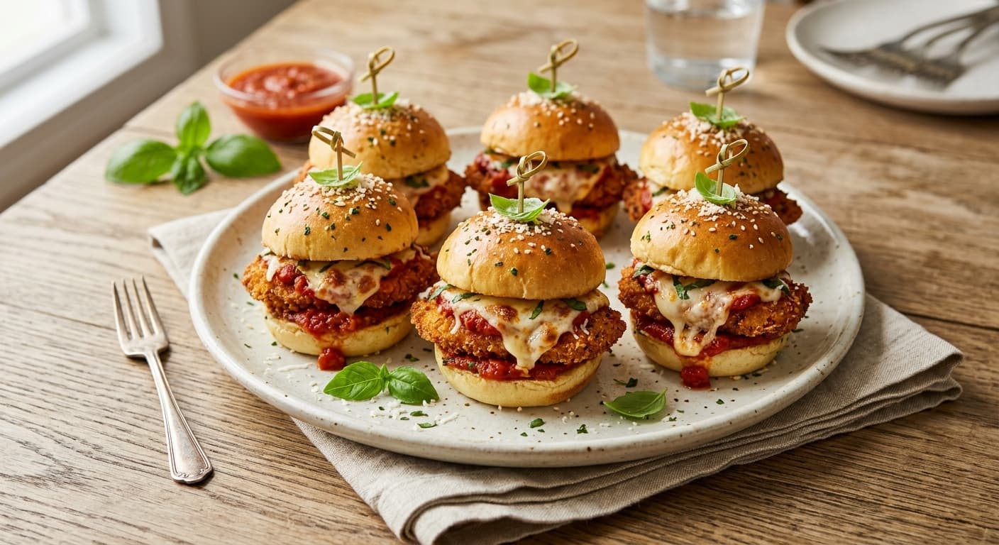 Chicken Parmigiana Sliders