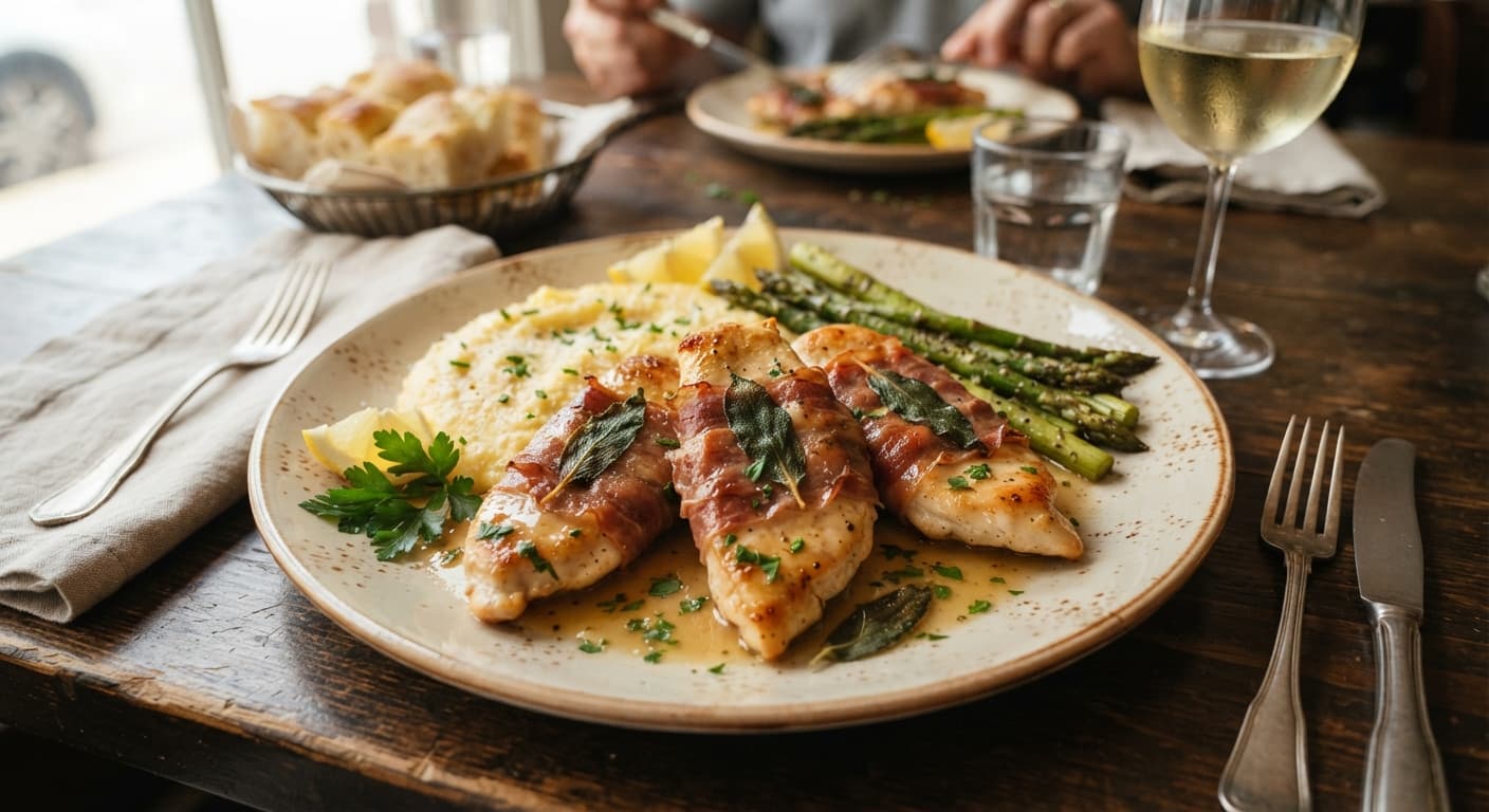 Chicken Saltimbocca alla Romana