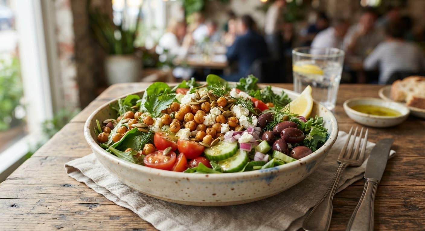 Chickpea and Vegetable Salad Bowl