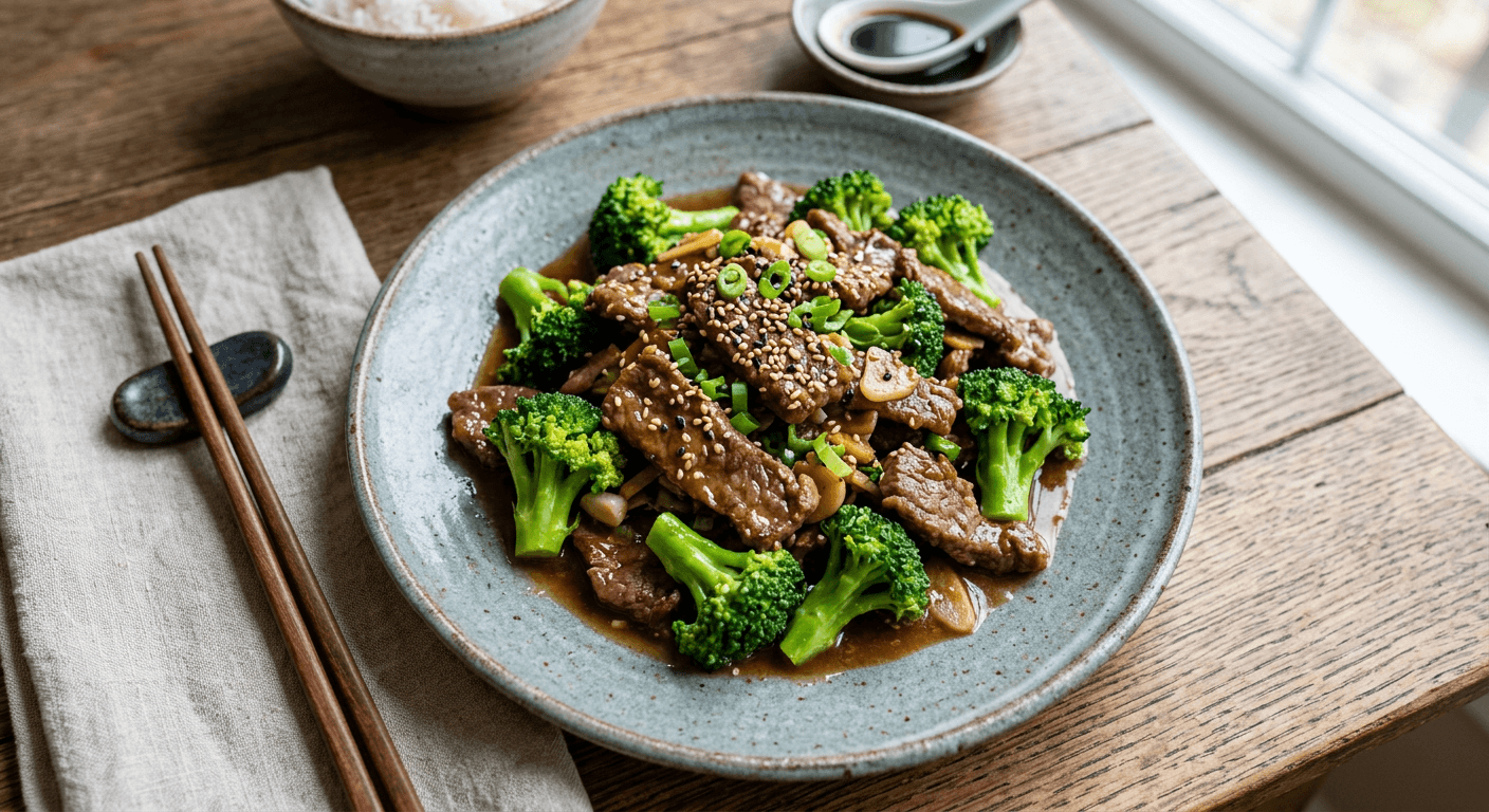 Chinese Beef and Broccoli Stir-Fry