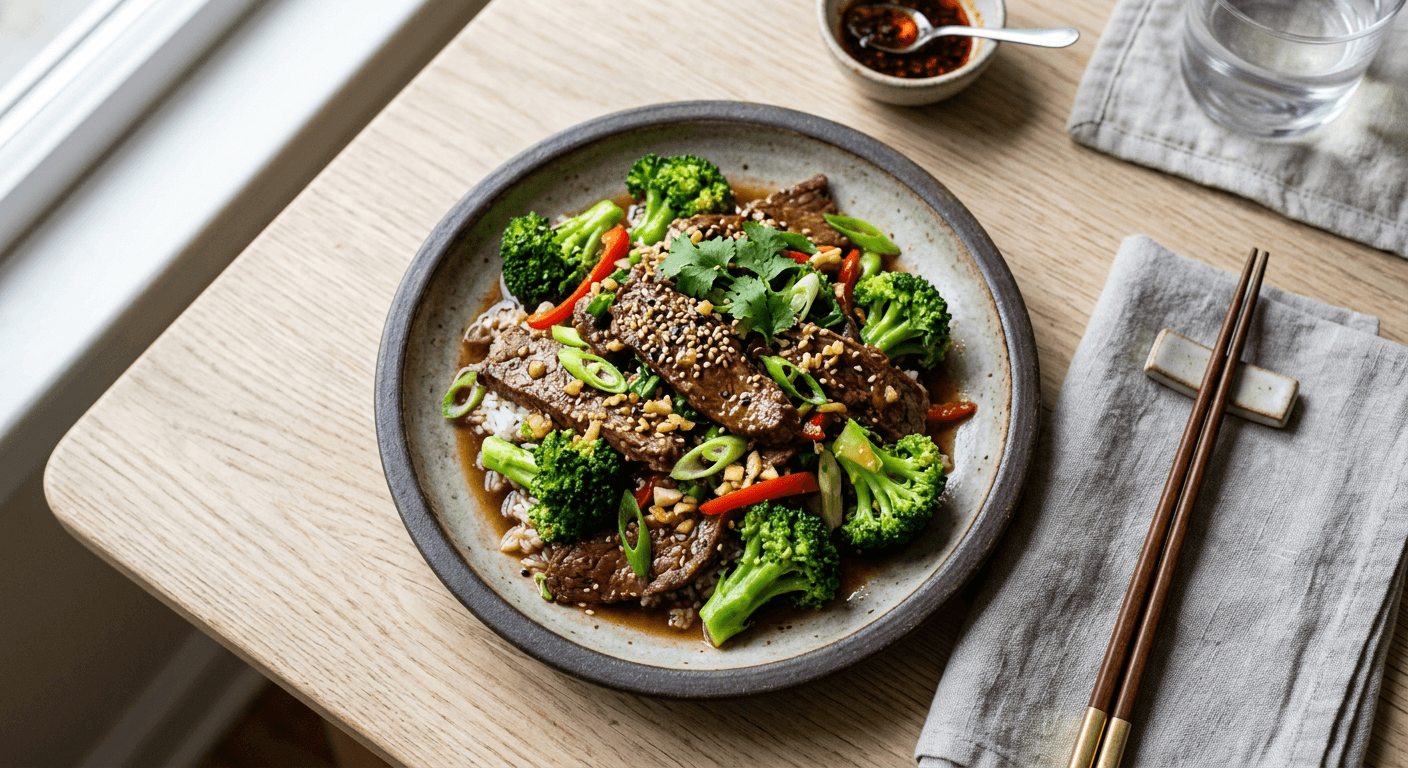 Chinese Beef And Broccoli Stir Fry