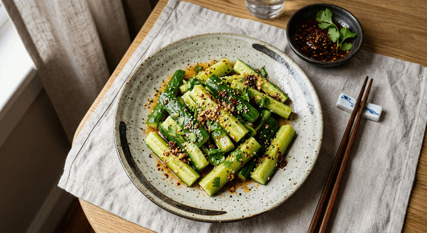 Chinese Quick Pickled Cucumber Batons With Fragrant Oil 1771822928693 Kpma
