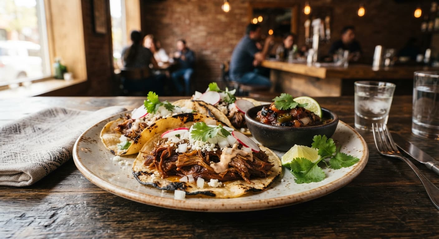 Chipotle Lamb Tacos with Charred Salsa
