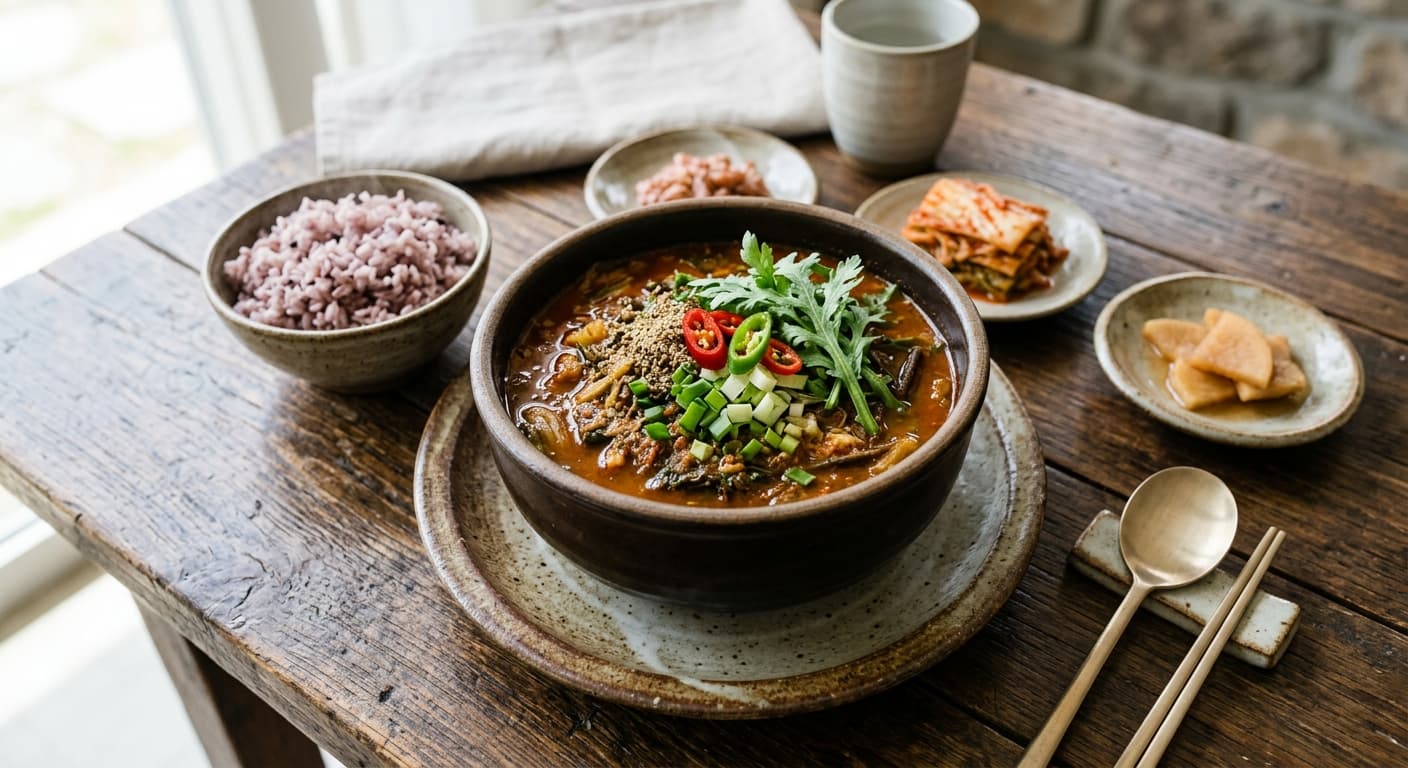 Chueo-tang Style Spicy Korean Breakfast Stew