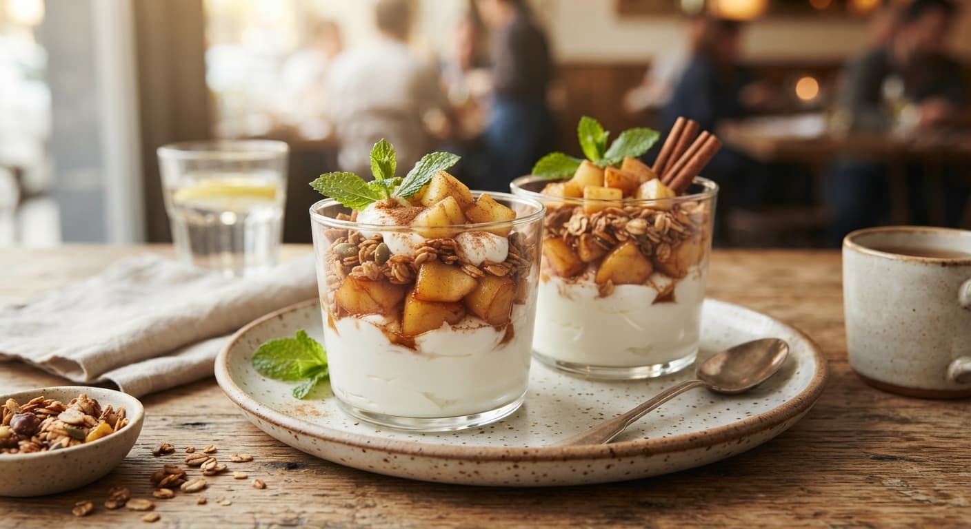 Cinnamon Apple Yogurt Fruit Cups