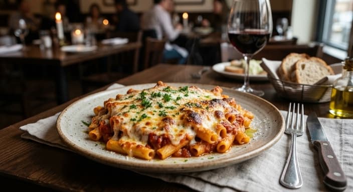 Classic Baked Ziti (Marinara & Mozzarella)