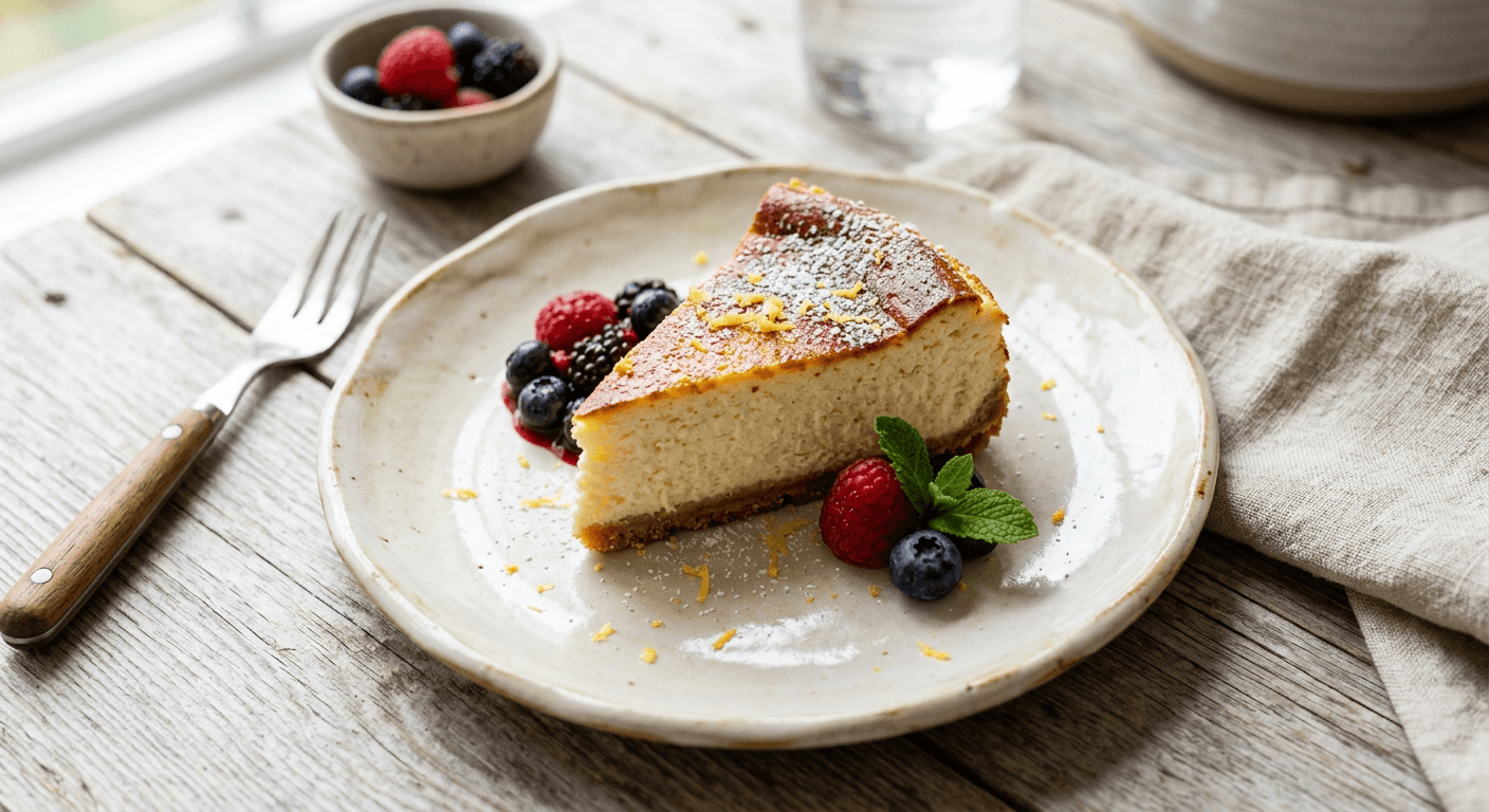 Classic Italian Ricotta Cheesecake